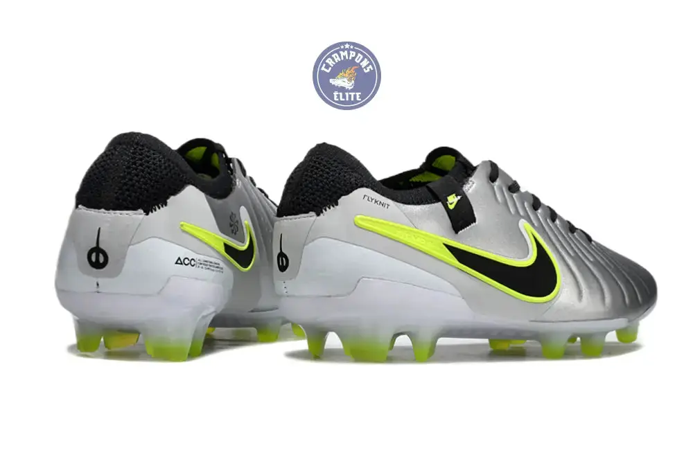 Tiempo Legend 10 Pro FG Mad Voltage - Argenté/Noir/Jaune Fluo - Image 7