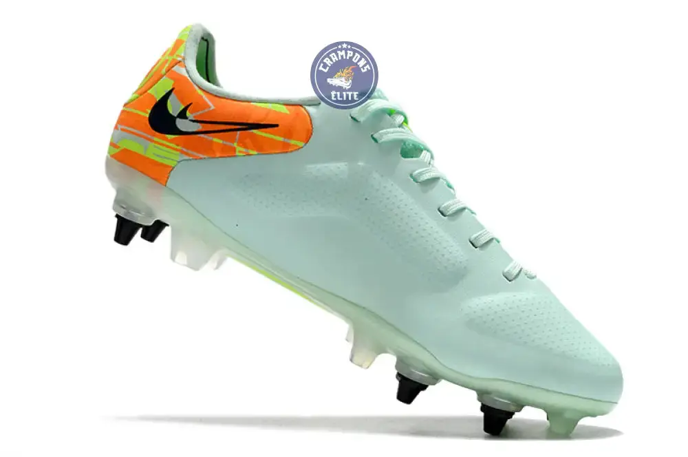 Tiempo Legend 9 SG Barely - Vert/Noirened Bleu/Orange - Image 3