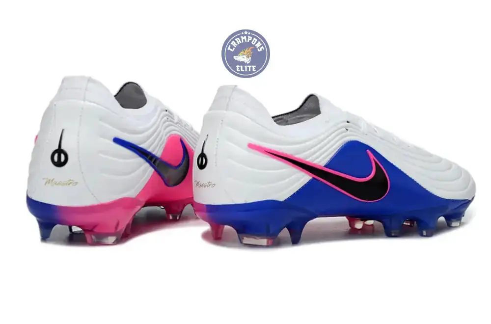 Nike Tiempo Maestro Elite FG Attack - Blanc/Noir/Bleu/Rose - Image 6