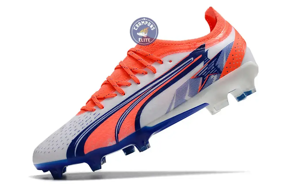 Ultra Ultimate FG Firm Ground - Blanc/Bleu/Orange - Image 4