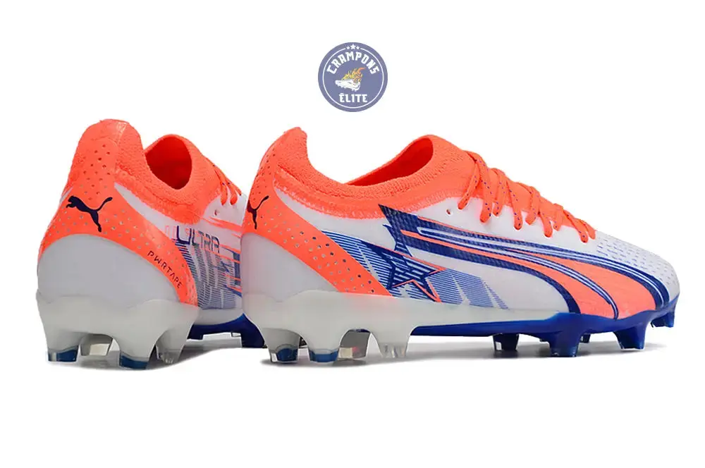 Ultra Ultimate FG Firm Ground - Blanc/Bleu/Orange - Image 6