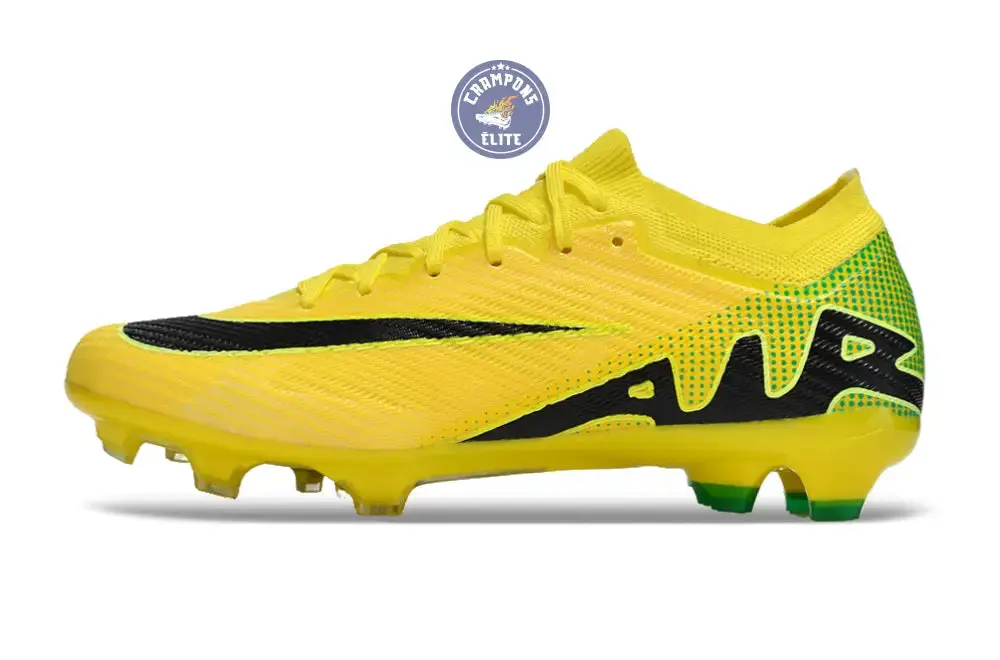 Vapor 15 Elite FG Brazil - Jaune/Vert - Image 3