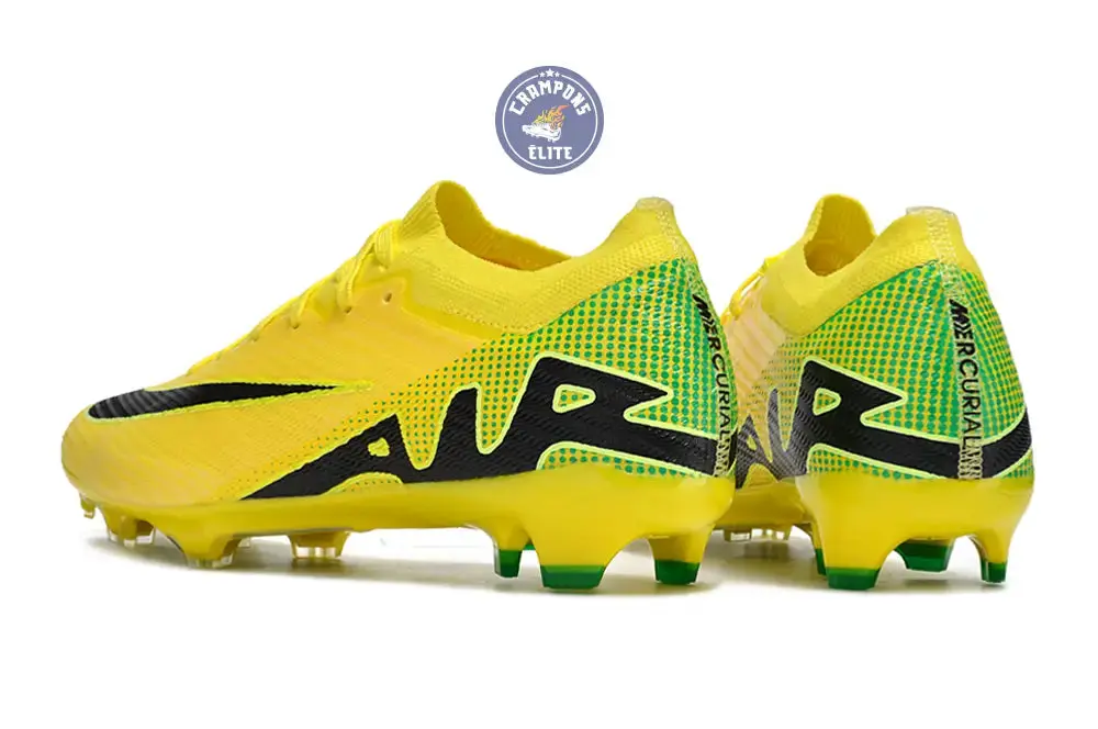 Vapor 15 Elite FG Brazil - Jaune/Vert - Image 4