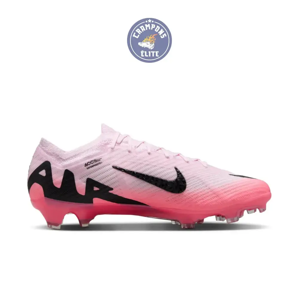 Vapor 15 Elite FG Mad Brilliance - Rose/Noir - Image 3