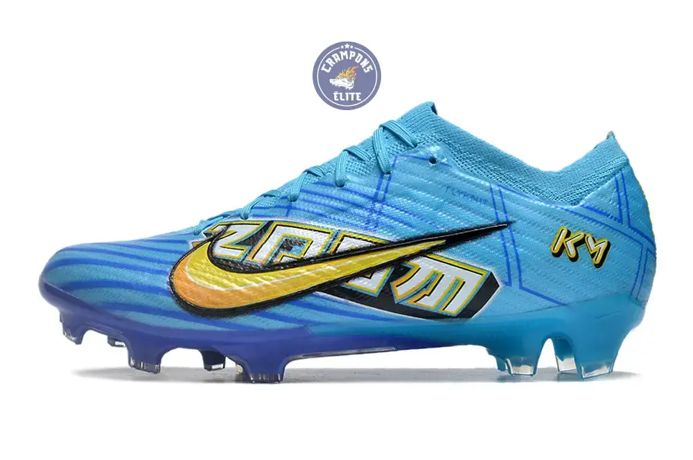 Vapor 15 Elite FG 'Motivation Pack' x Mbappe Bleu/Jaune - Image 4