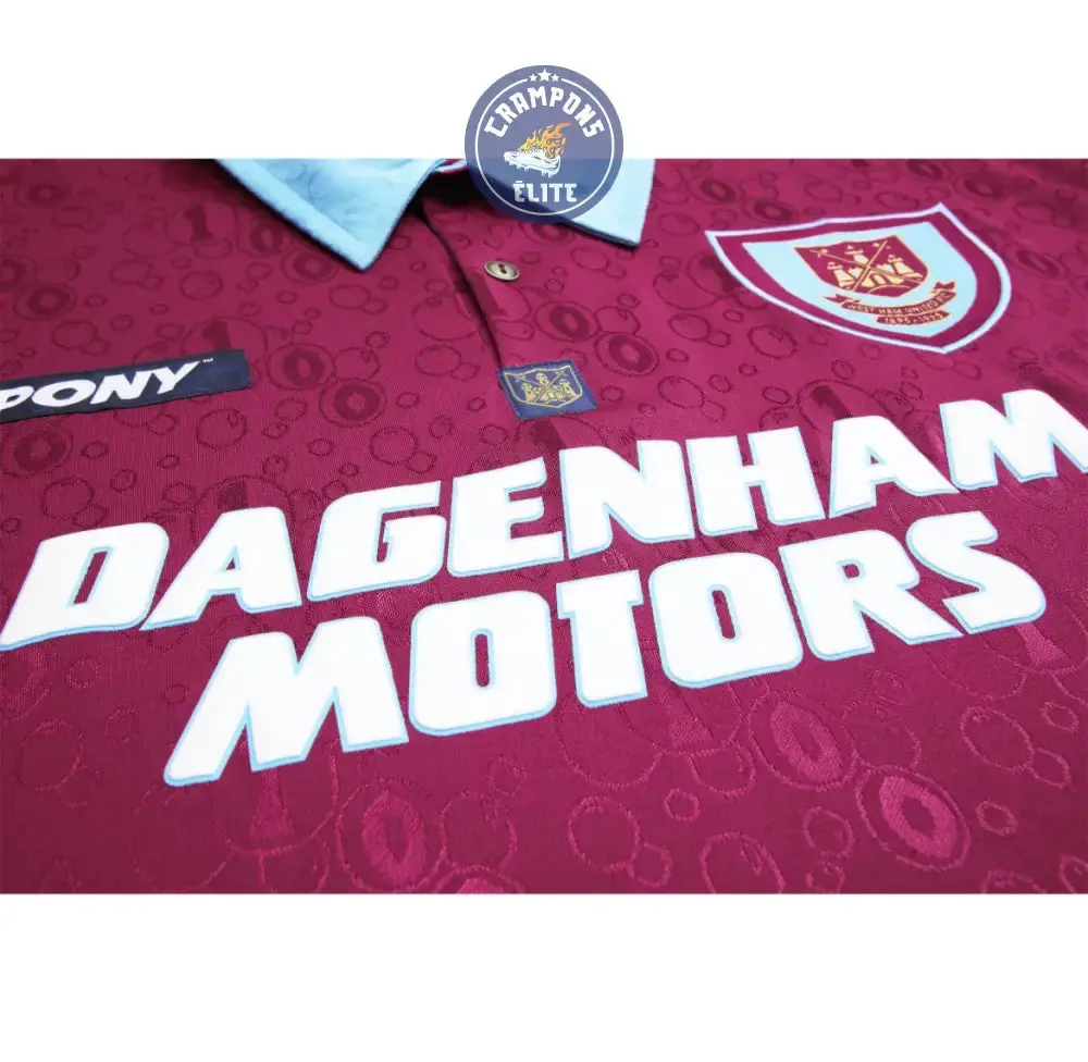 West Ham 1995/96 Domicile à manches longues - Image 2