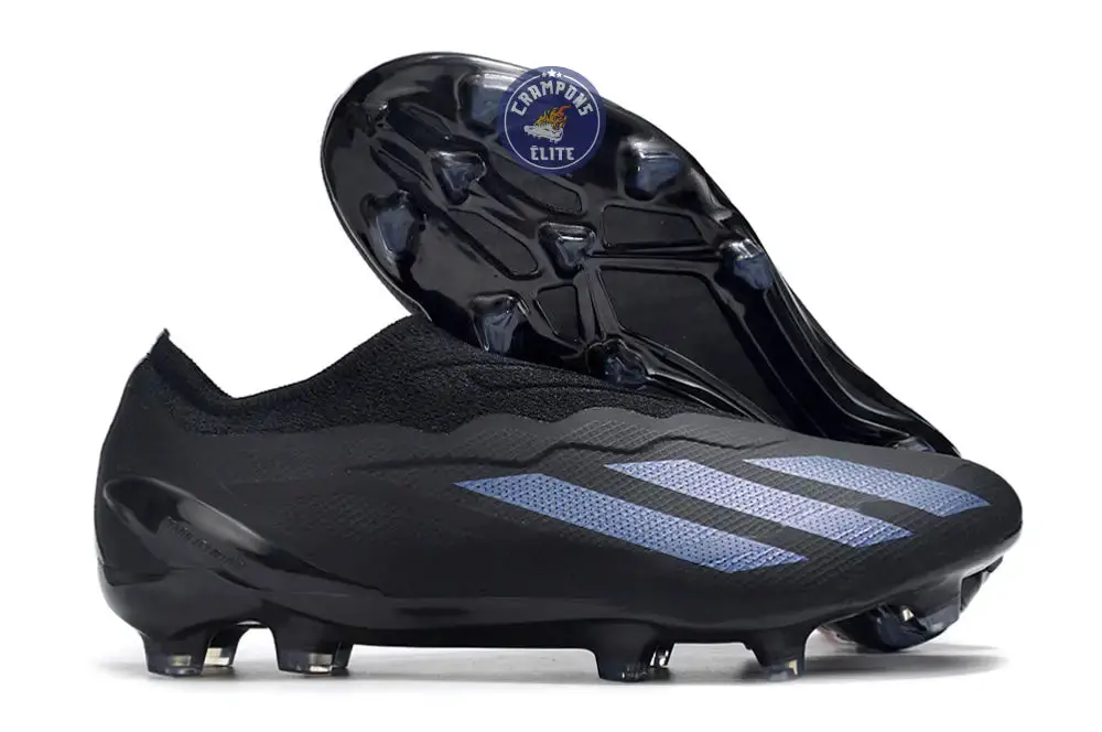 X Crazyfast Laceless FG Nightstrike - Noir