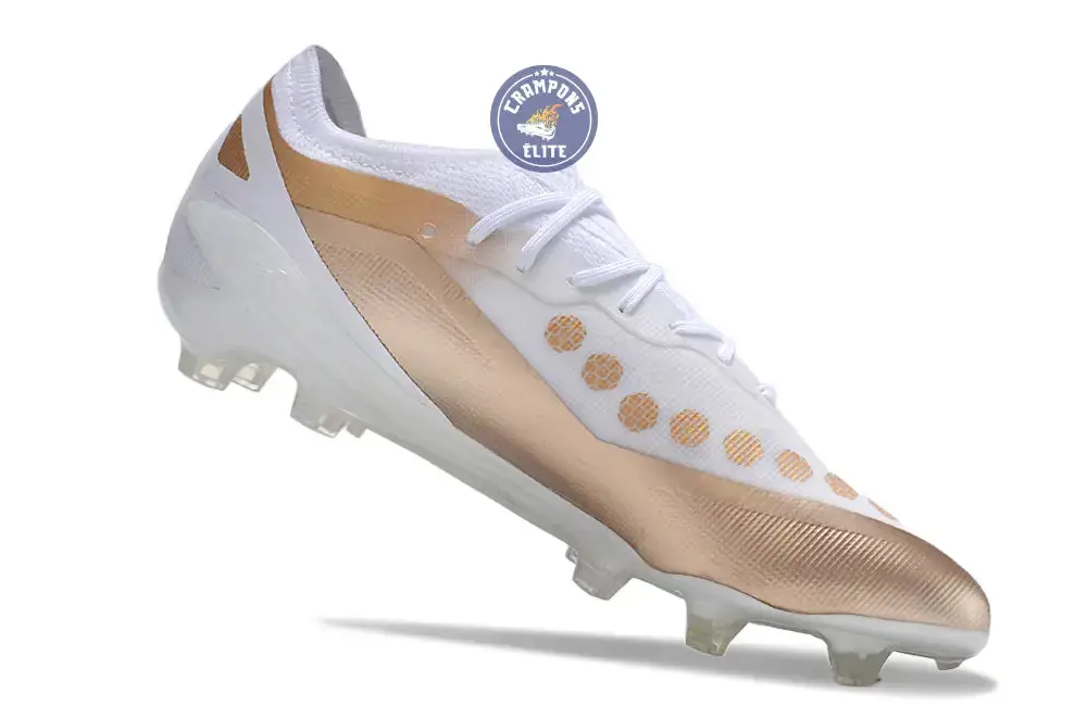 X Crazyfast.1 Messi El Ocho Elite FG - Blanc/OR - Image 4