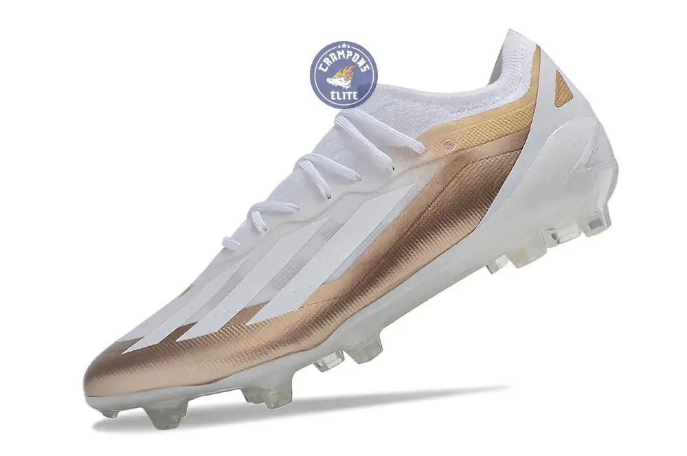 X Crazyfast.1 Messi El Ocho Elite FG - Blanc/OR - Image 5
