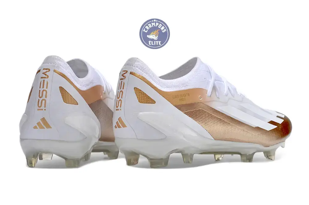 X Crazyfast.1 Messi El Ocho Elite FG - Blanc/OR - Image 6