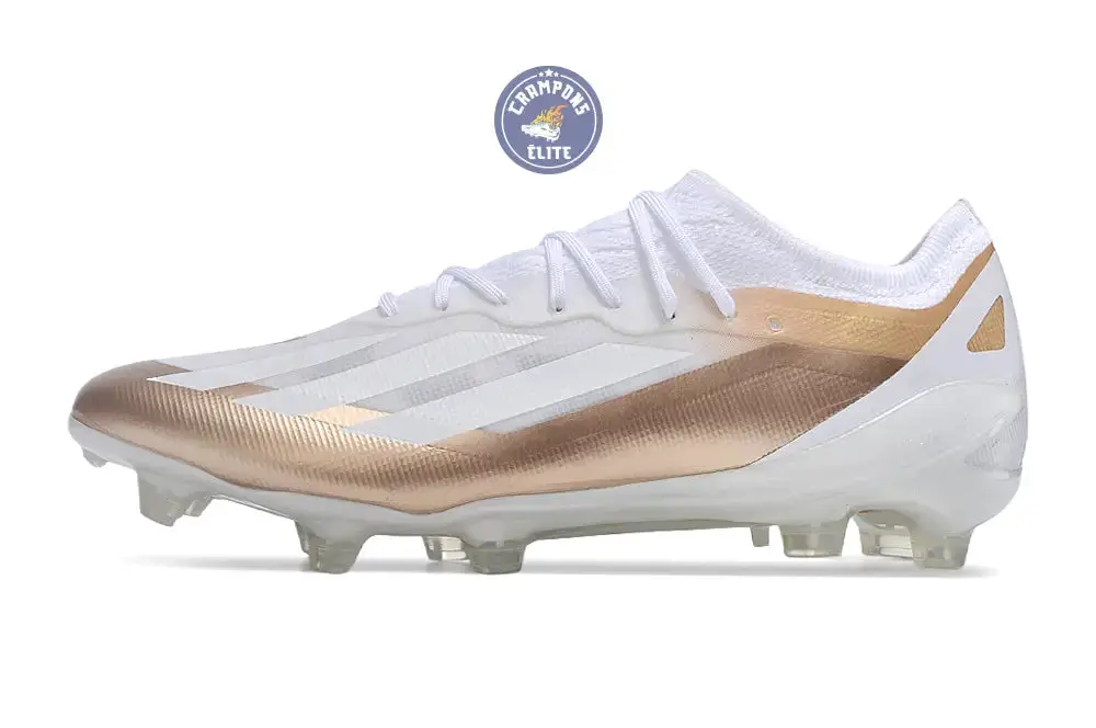 X Crazyfast.1 Messi El Ocho Elite FG - Blanc/OR - Image 7