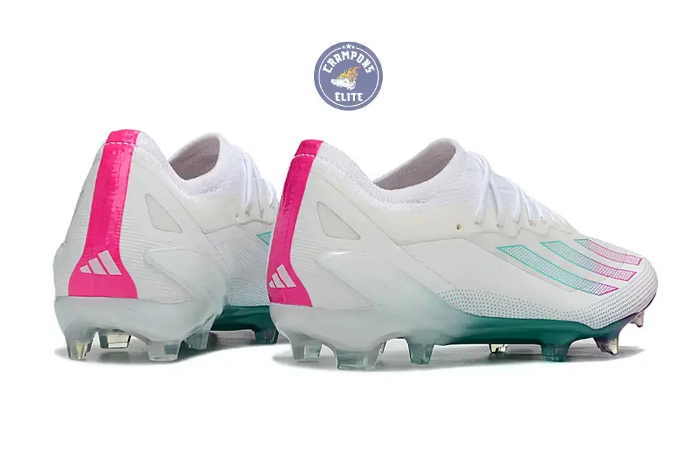 X Crazyfast Elite FG Blanc/Violet/Vert - Image 7