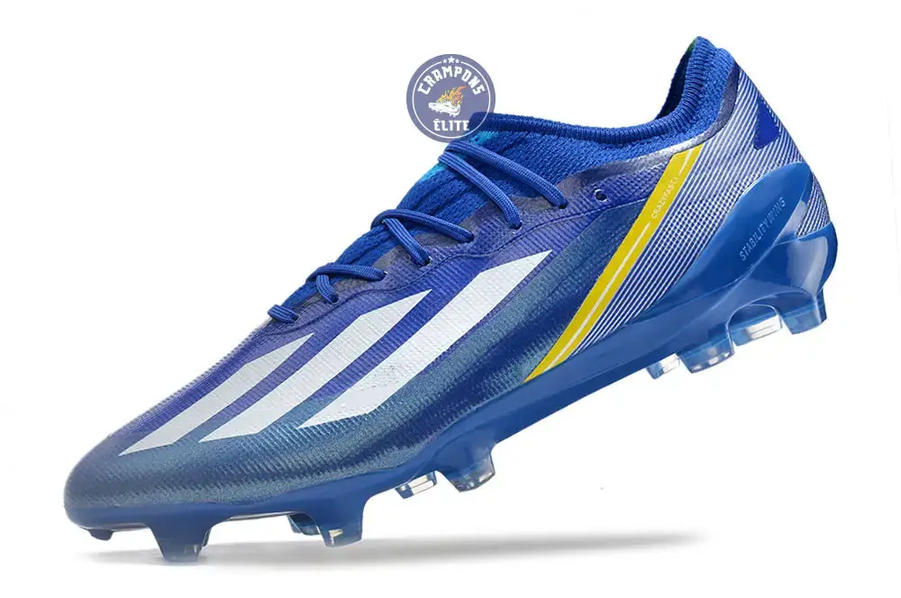 X Crazyfast Elite FG - Bleu/Blanc/Jaune - Image 3