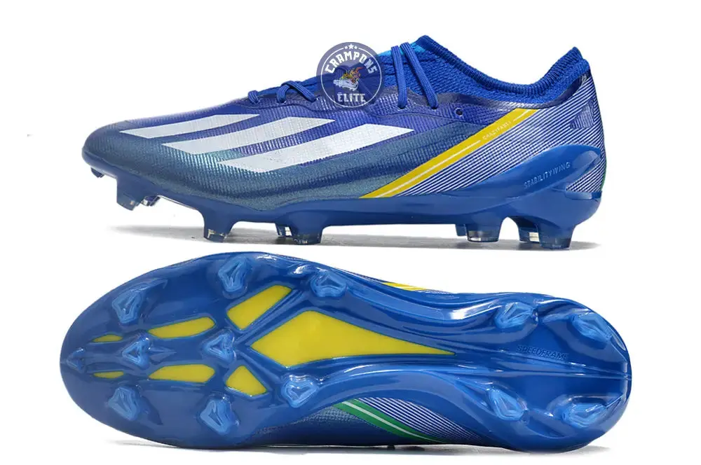 X Crazyfast Elite FG - Bleu/Blanc/Jaune - Image 5