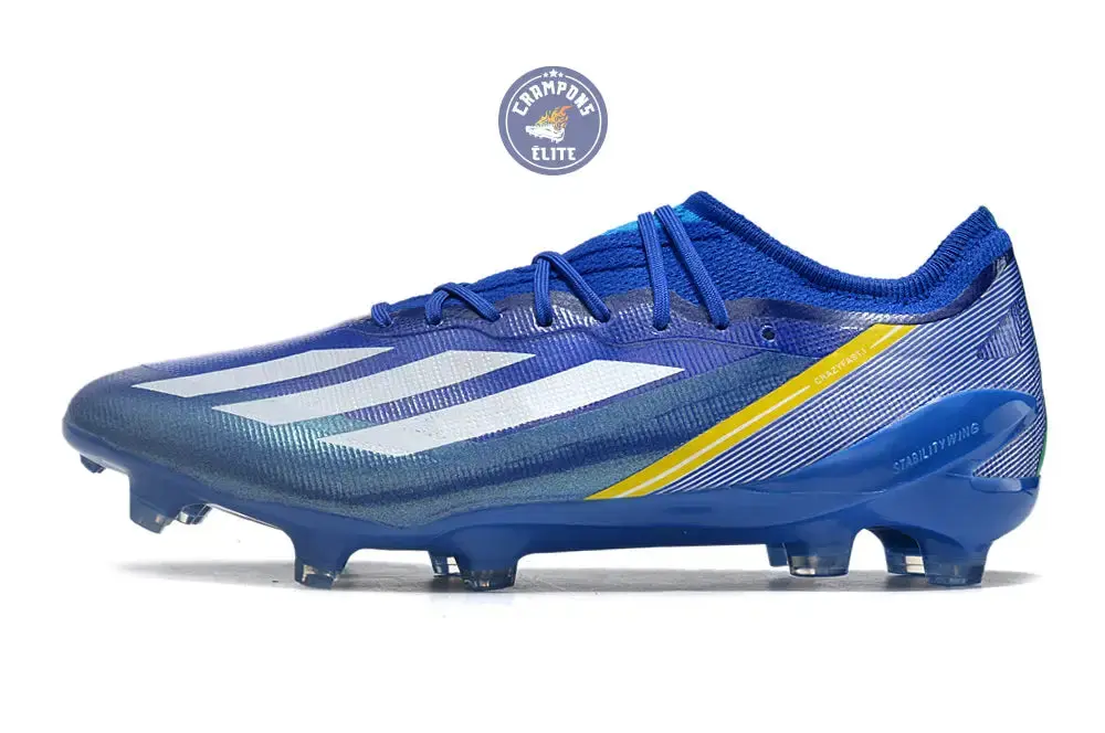 X Crazyfast Elite FG - Bleu/Blanc/Jaune - Image 6