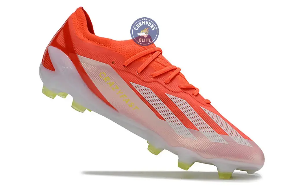 X Crazyfast Elite FG Energy Citrus - Rouge/Blanc/Jaune - Image 3