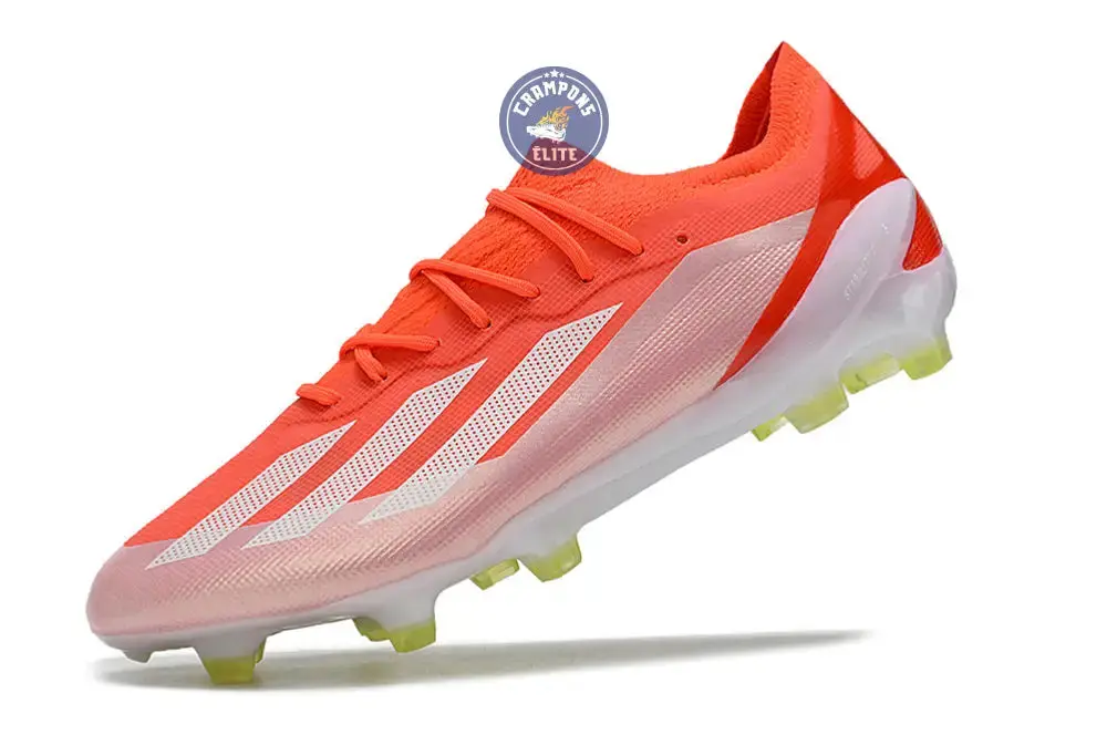 X Crazyfast Elite FG Energy Citrus - Rouge/Blanc/Jaune - Image 4