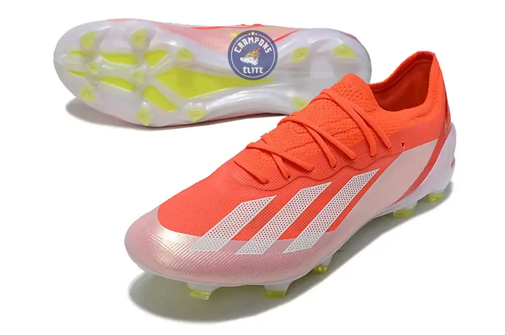 X Crazyfast Elite FG Energy Citrus - Rouge/Blanc/Jaune - Image 6
