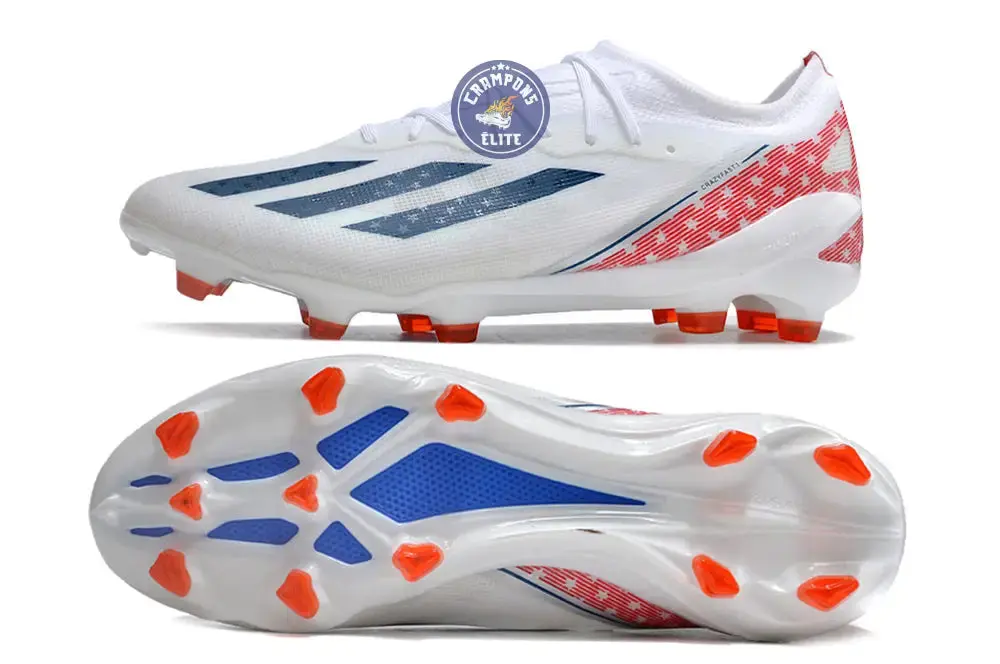 X Crazyfast Elite FG - Etoile - Bleu/Blanc/Rouge - Image 2