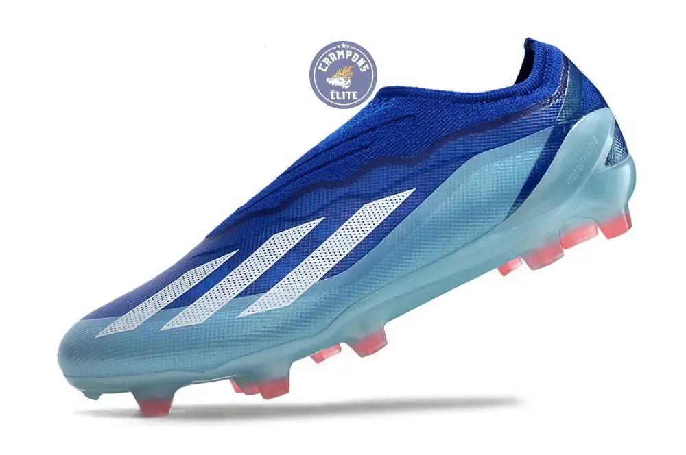 X Crazyfast Elite Laceless FG Marinerush - Bleu/Blanc/Rouge - Image 5