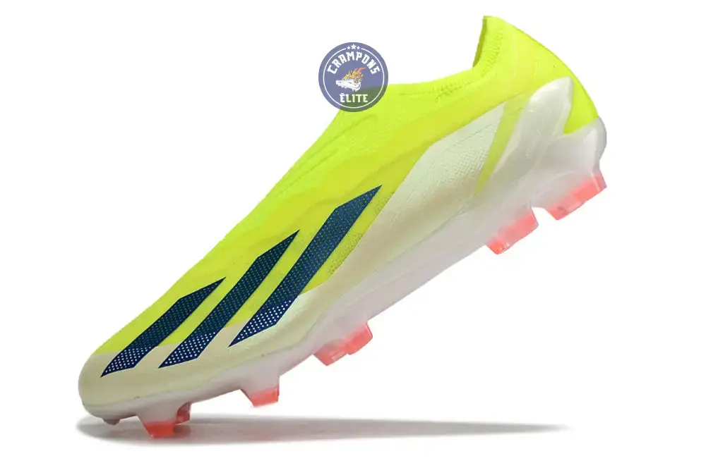 X Crazyfast Elite Laceless FG Solar Energy - Jaune/Noir/Blanc - Image 5