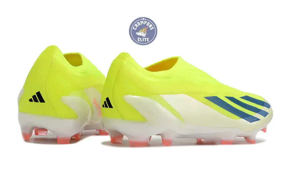 X Crazyfast Elite Laceless FG Solar Energy - Jaune/Noir/Blanc - Image 7