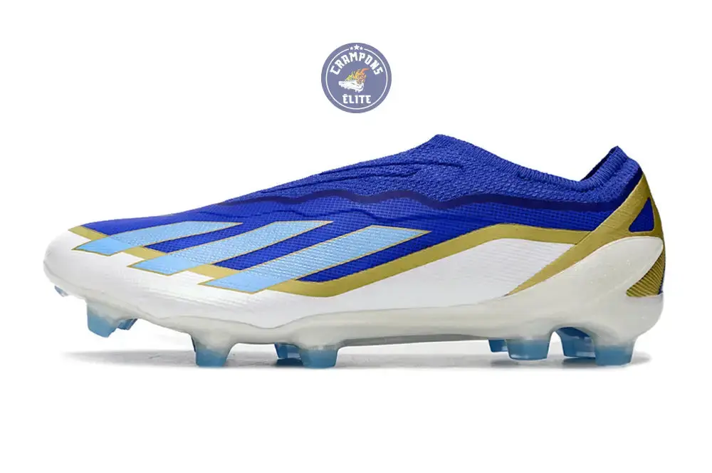 X Crazyfast Elite Laceless FG x Messi Spark Gen10s - Bleu/Blue Burst/Blanc - Image 5