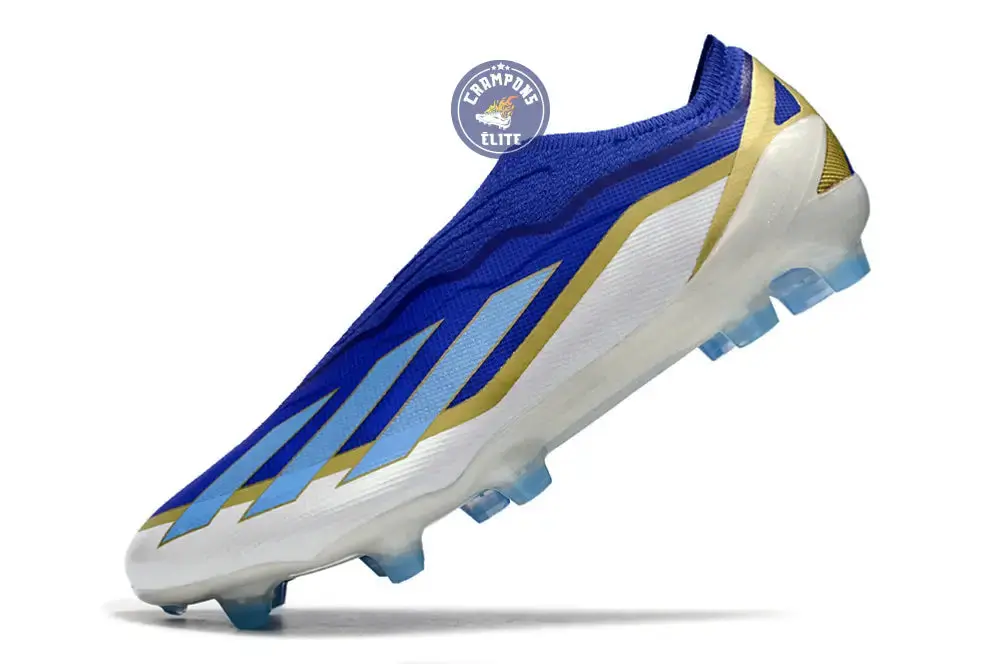 X Crazyfast Elite Laceless FG x Messi Spark Gen10s - Bleu/Blue Burst/Blanc - Image 6