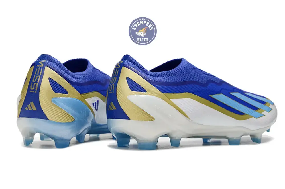 X Crazyfast Elite Laceless FG x Messi Spark Gen10s - Bleu/Blue Burst/Blanc - Image 7