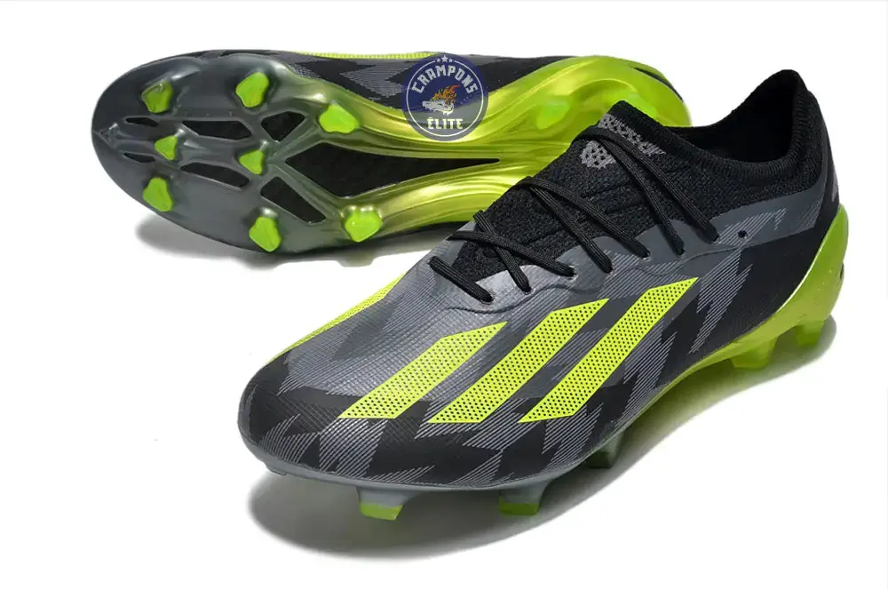 X Crazyfast FG Crazycharged - Noir/Jaune/Gris ÉDITION LIMITÉE - Image 2