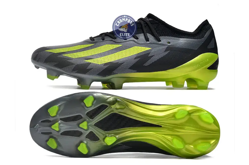 X Crazyfast FG Crazycharged - Noir/Jaune/Gris ÉDITION LIMITÉE - Image 3