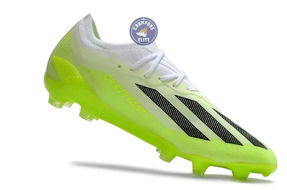 X Crazyfast FG Crazyrush - Blanc/Noir/Lucid Lemon - Image 3