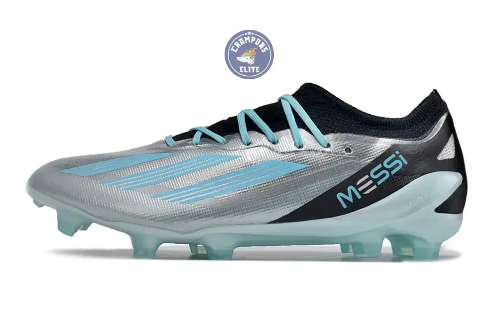 X Crazyfast FG x Messi Infinito - Argenté/Bliss Blue/Noir - Image 4