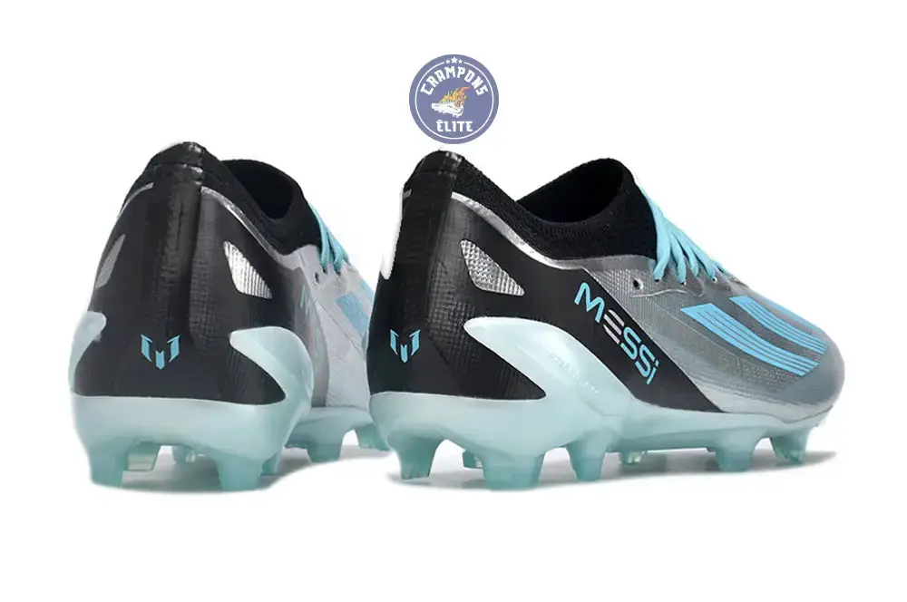 X Crazyfast FG x Messi Infinito - Argenté/Bliss Blue/Noir - Image 7