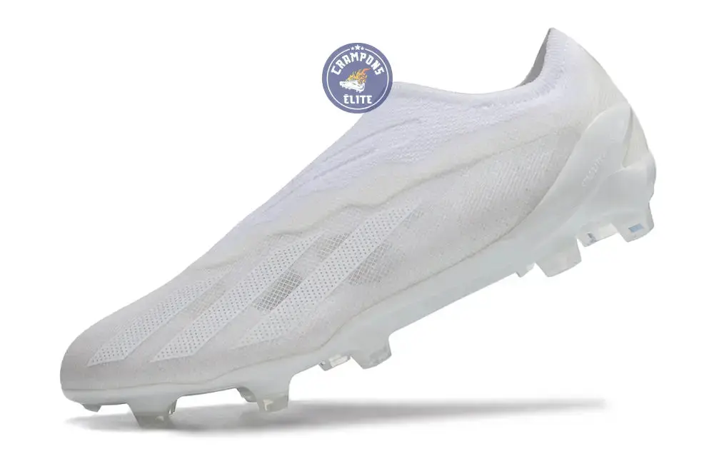 X Crazyfast Laceless FG Pearlized - Blanc - Image 5