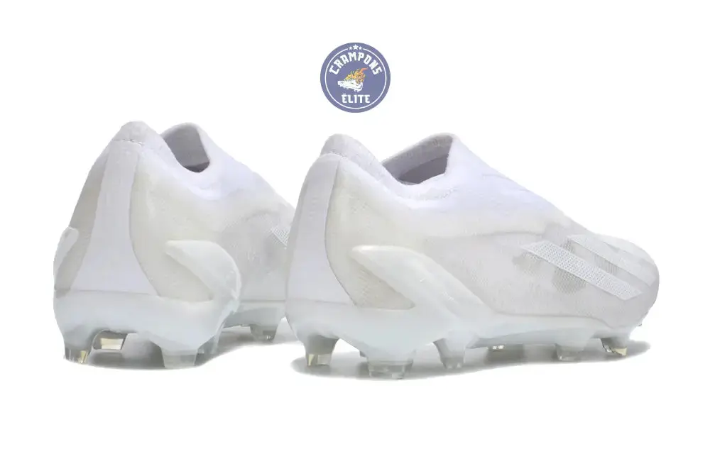 X Crazyfast Laceless FG Pearlized - Blanc - Image 7