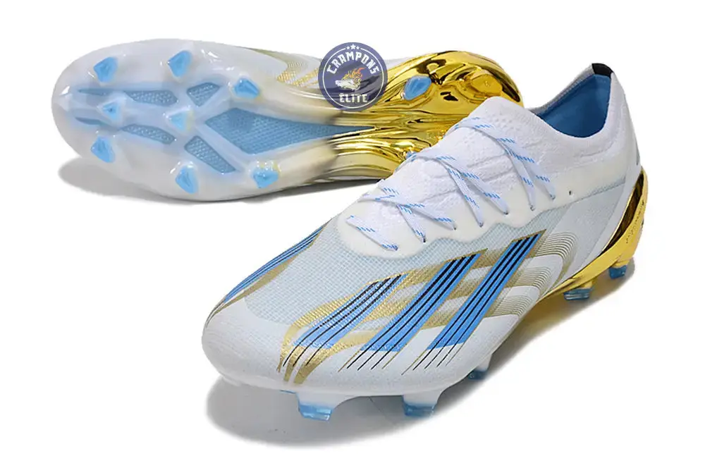 X Crazyfast Messi .1 FG Las Estrellas - Blanc/Bleu/Doré ÉDITION LIMITÉE - Image 2