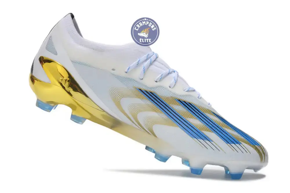X Crazyfast Messi .1 FG Las Estrellas - Blanc/Bleu/Doré ÉDITION LIMITÉE - Image 6