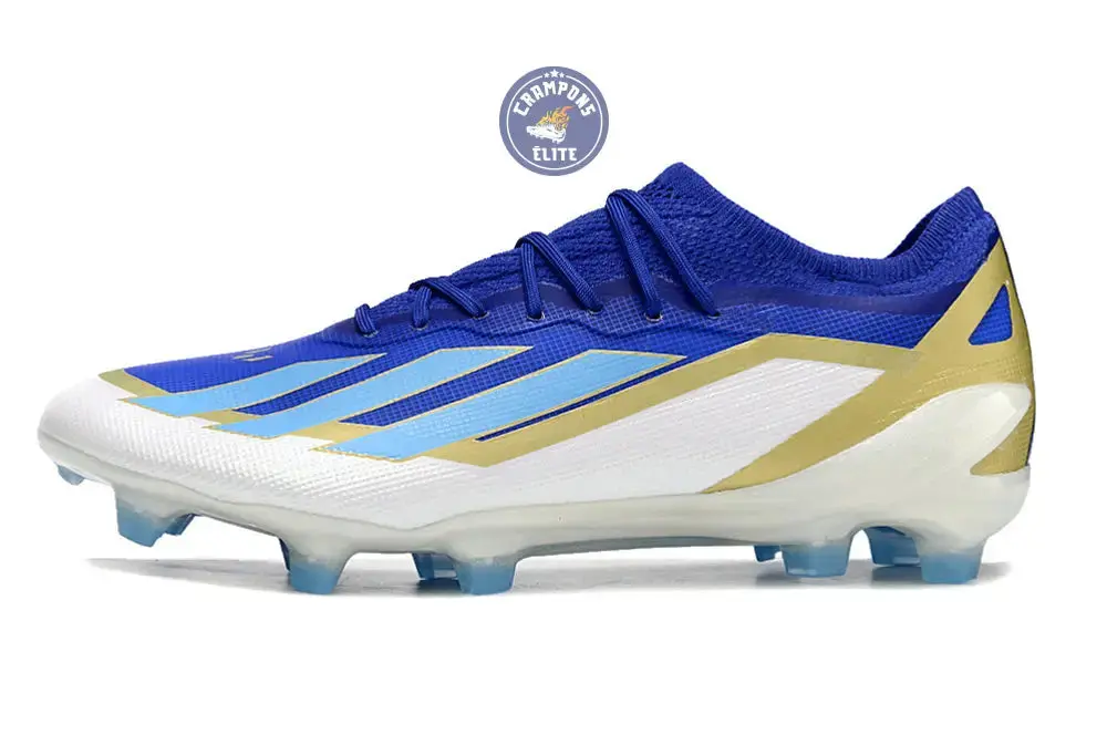 X Crazyfast Messi Elite FG Spark Gen10s - Bleu/Blue Burst/Blanc - Image 4