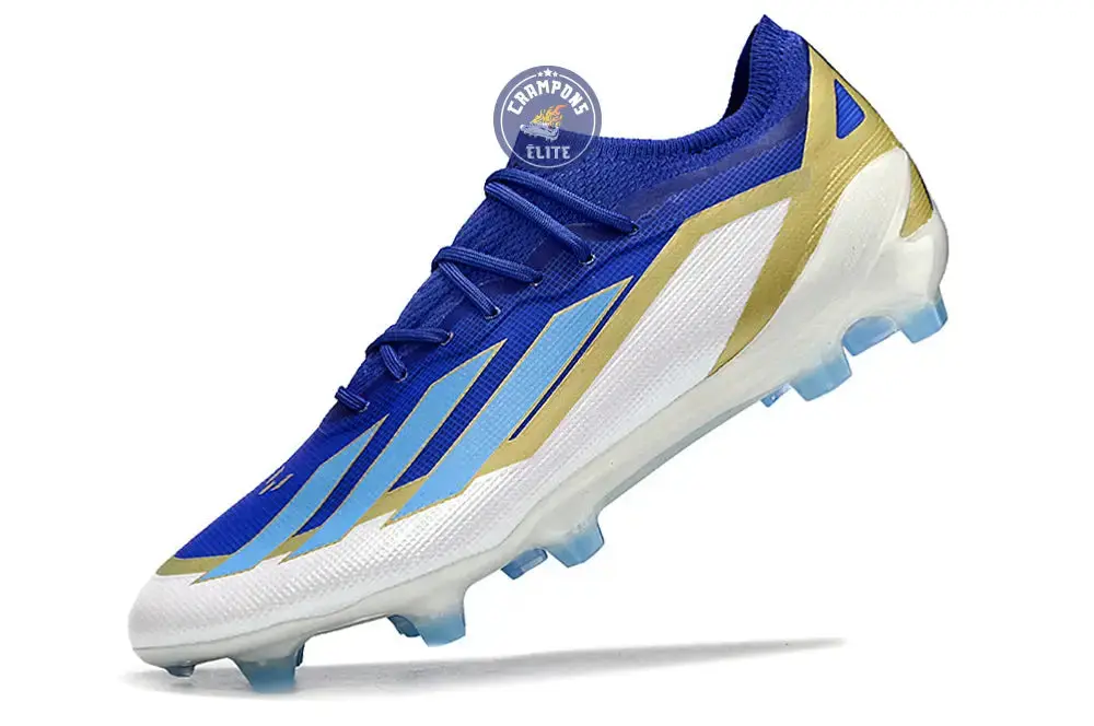 X Crazyfast Messi Elite FG Spark Gen10s - Bleu/Blue Burst/Blanc - Image 5