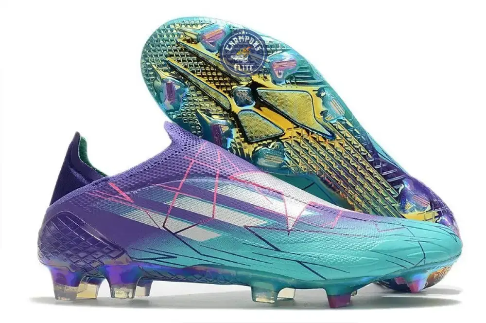 X Speedflow + FG Champions Code - Violet/Argenté/Turquoise - Image 2