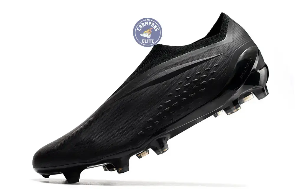 X Speedportal Elite Laceless FG Full Black - Noir - Image 2