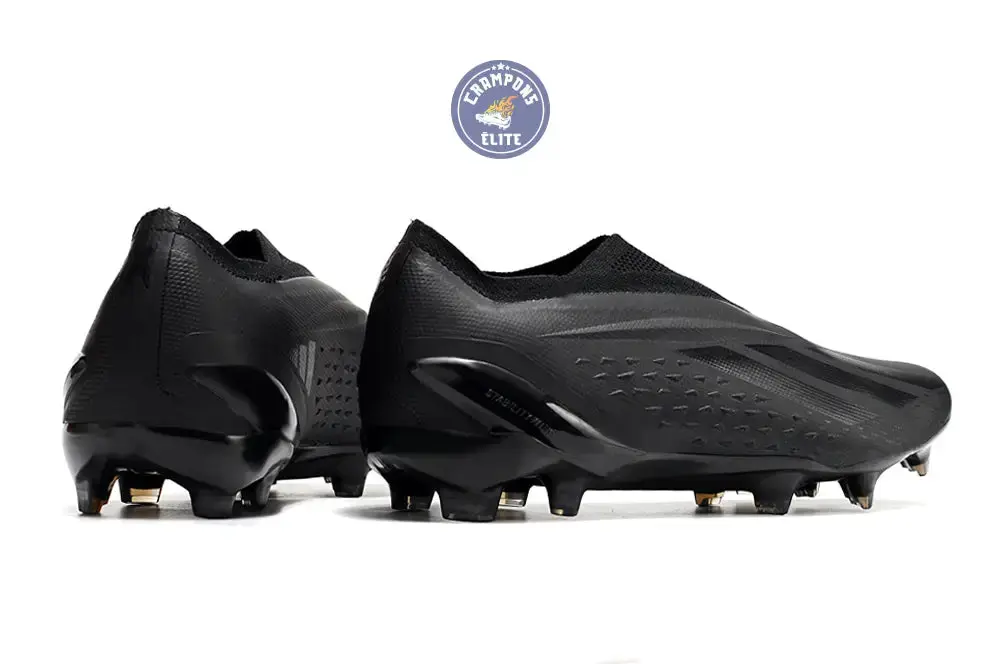 X Speedportal Elite Laceless FG Full Black - Noir - Image 7