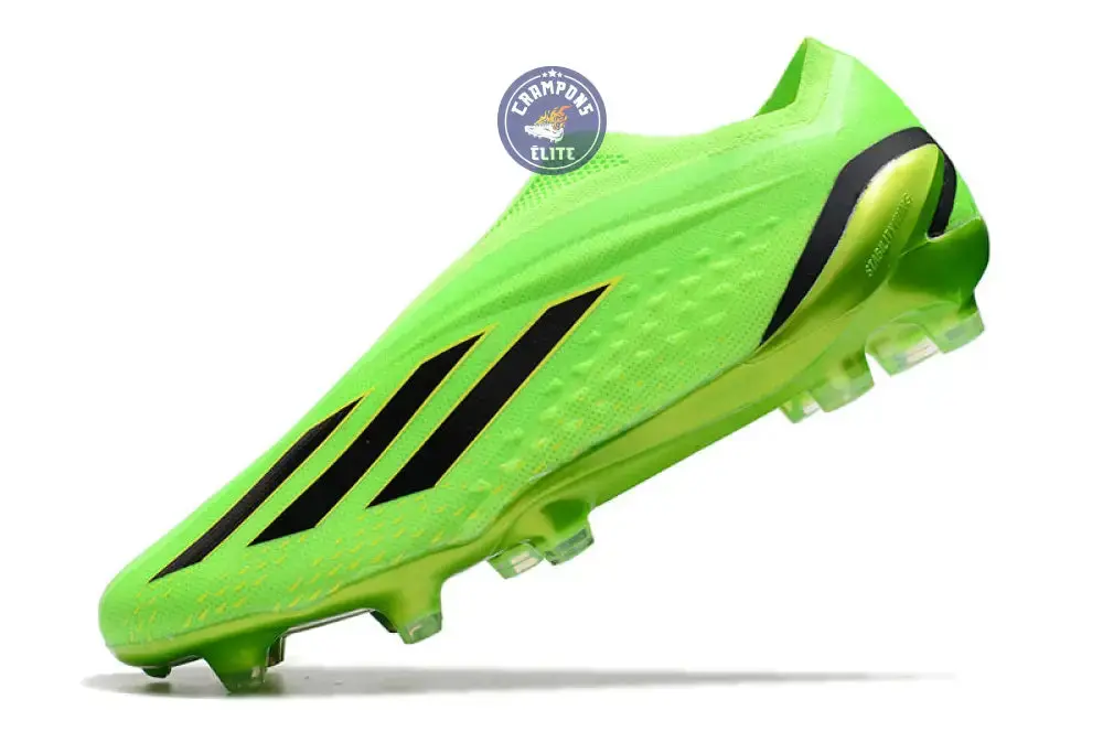 X Speedportal Elite Laceless FG Game Data - Vert/Noir/Jaune - Image 5