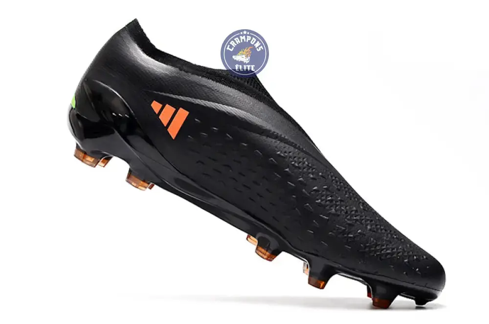 X Speedportal Elite Laceless FG Noir/Orange - Image 6
