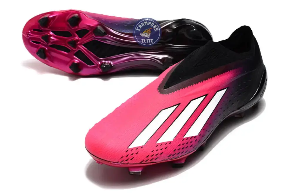 X Speedportal Elite Laceless FG Own Your Football - Rose/Argenté/Noir - Image 2