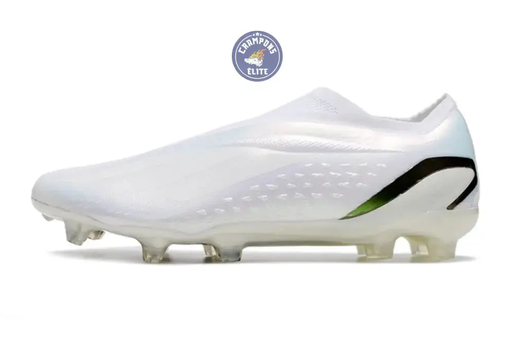 X Speedportal Elite Laceless FG Pearlized - Blanc/Noir - Image 7